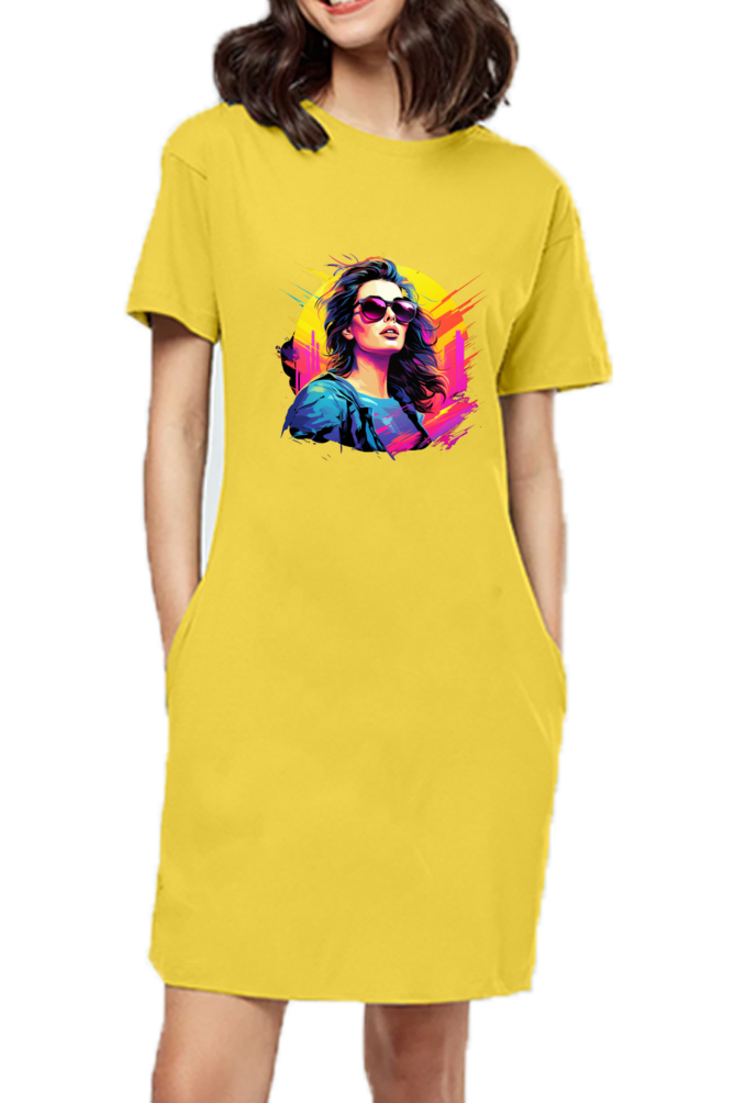 Cute Female T-Shirt Dress